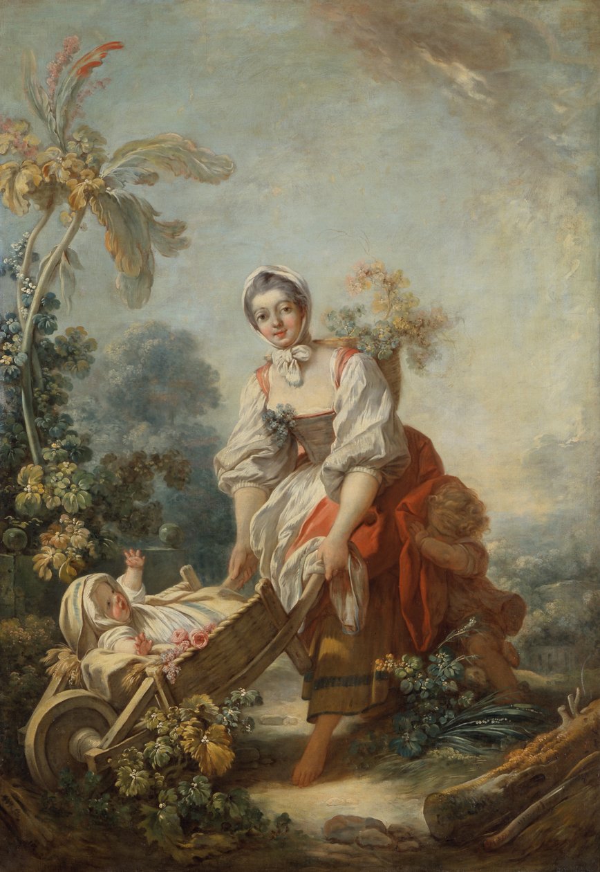 The Joys of Motherhood by Jean Honore Fragonard