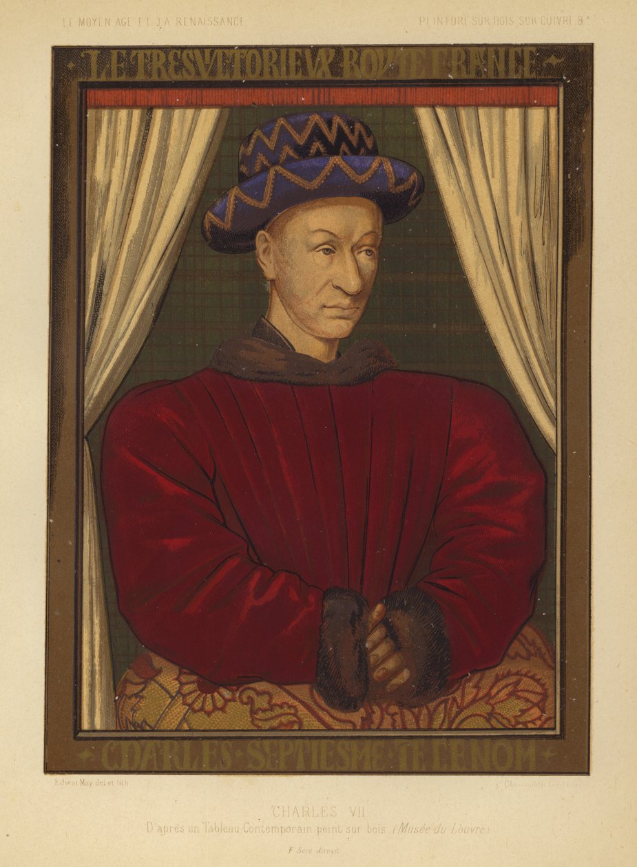 Charles VII, King of France by Jean (after) Fouquet