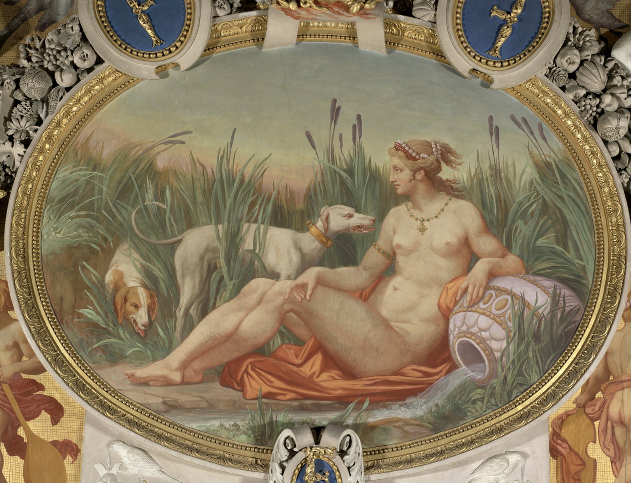 The Nymph of Fontainebleau by Jean Alaux