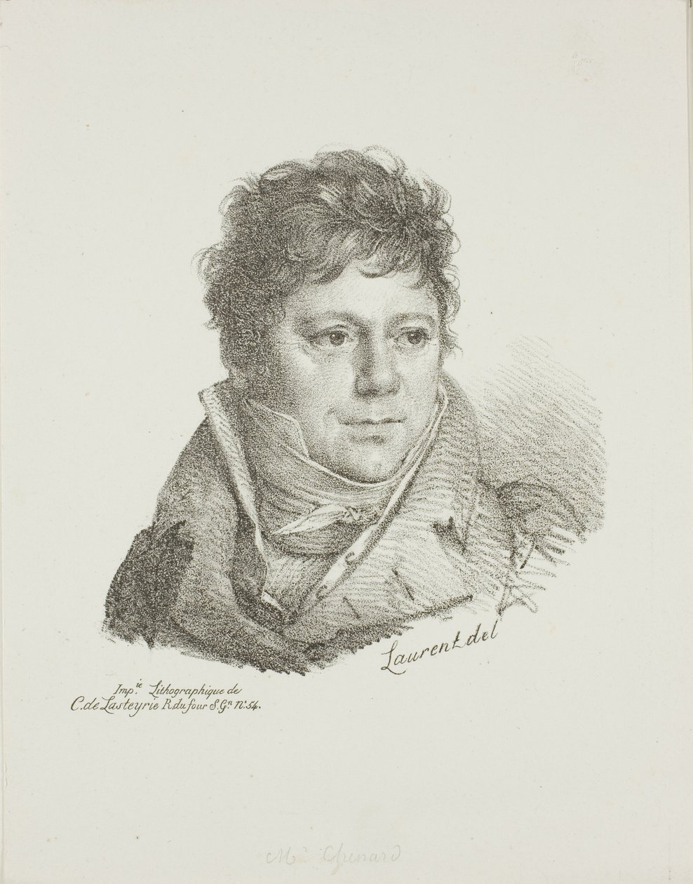Portrait of M. Chenard by Jean Antoine Laurent