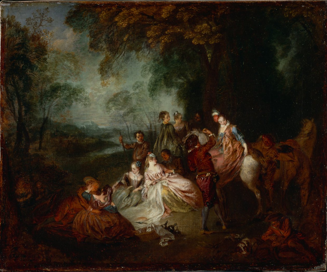 Fête Champêtre by Jean Antoine Watteau