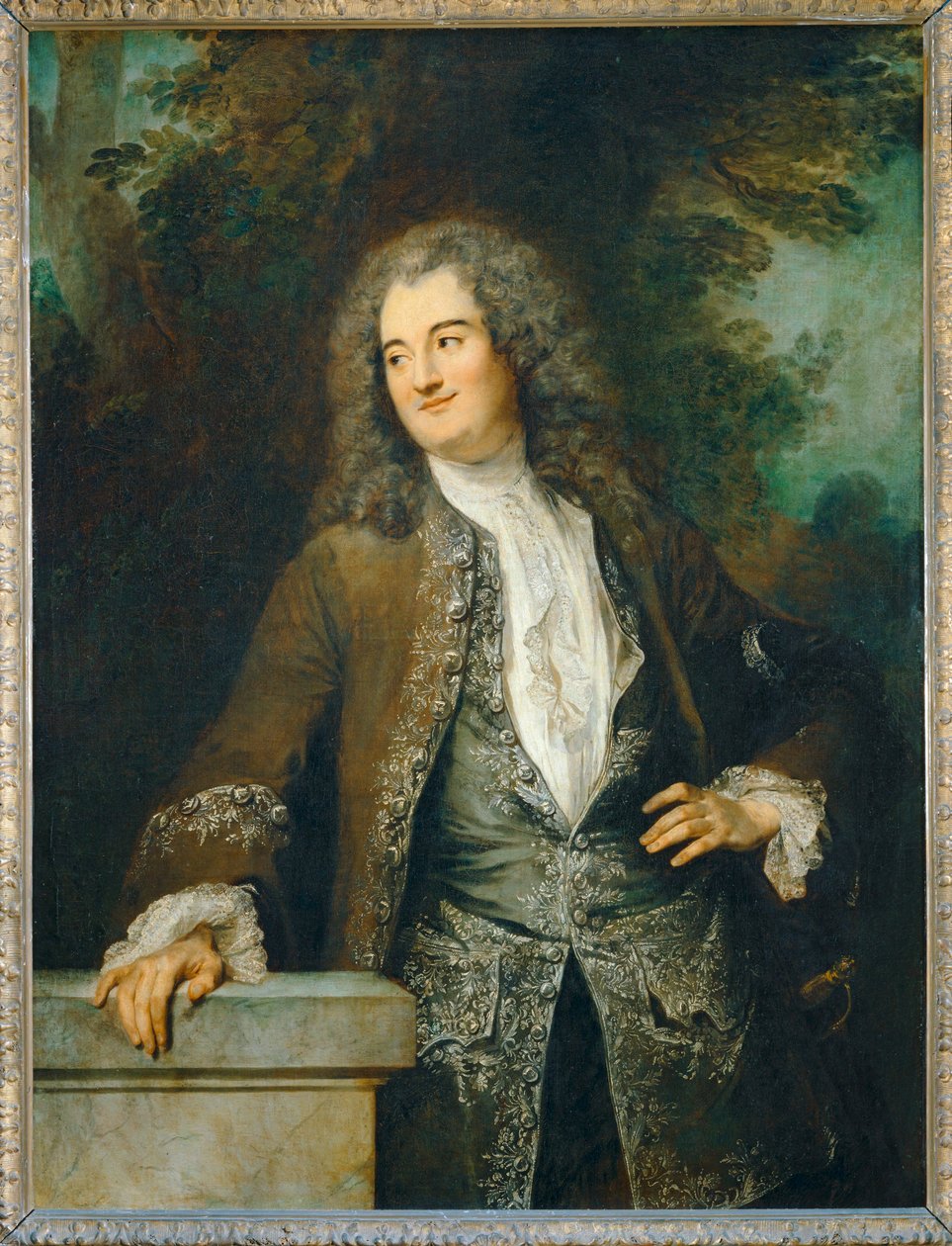 Portrait of a Nobleman by Jean Antoine Watteau