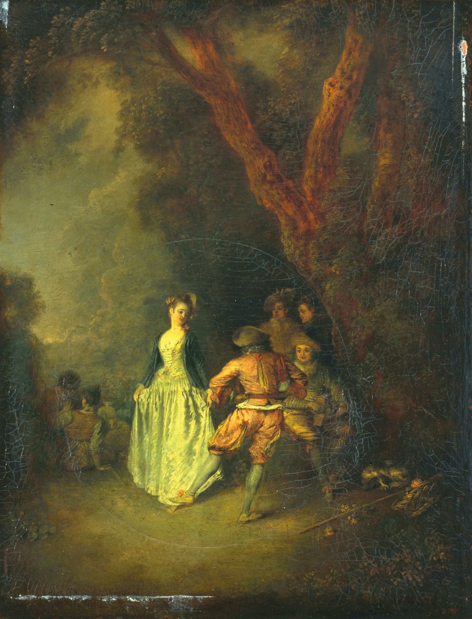 The Country Dance by Jean Antoine Watteau