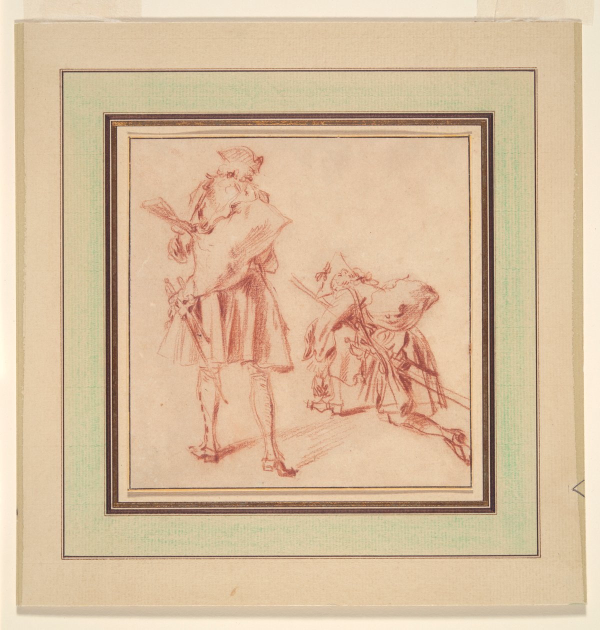 Two Recruits by Jean Antoine Watteau