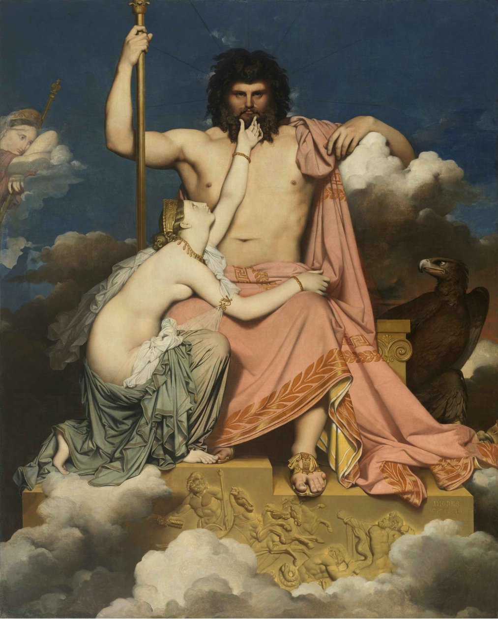 Jupiter and Thetis, 1811 by Jean Auguste Dominique Ingres