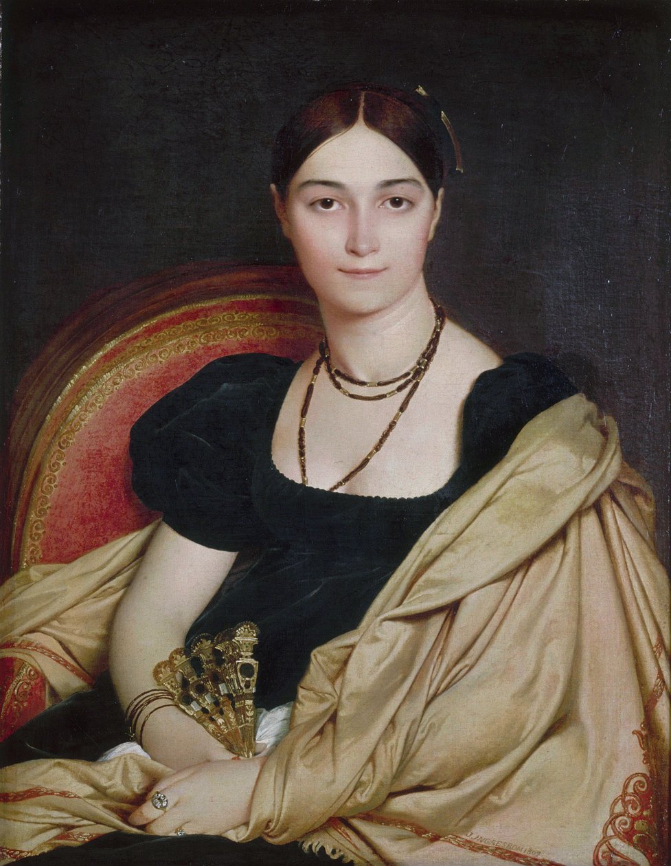 Portrait of Madame Duvaucey by Jean Auguste Dominique Ingres