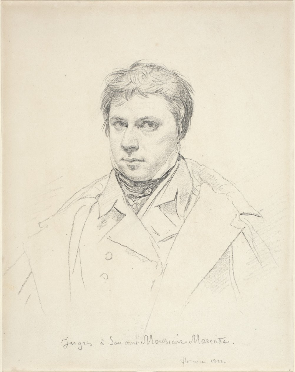 Self-Portrait by Jean Auguste Dominique Ingres