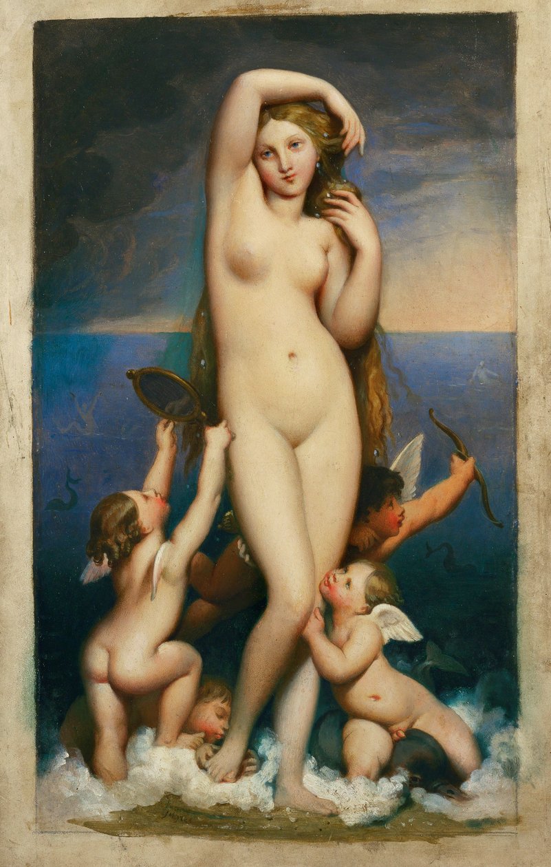 Venus Anadyomene by Jean Auguste Dominique Ingres