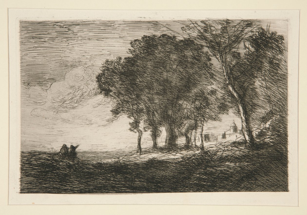 Paysage by Jean Baptiste Camille Corot