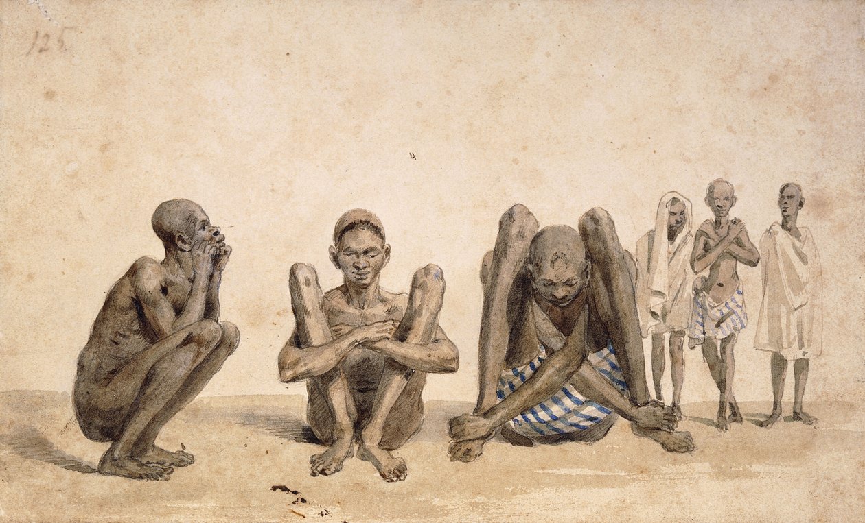Slaves of Rio Janeiro, c. 1825-6 by Jean Baptiste Debret