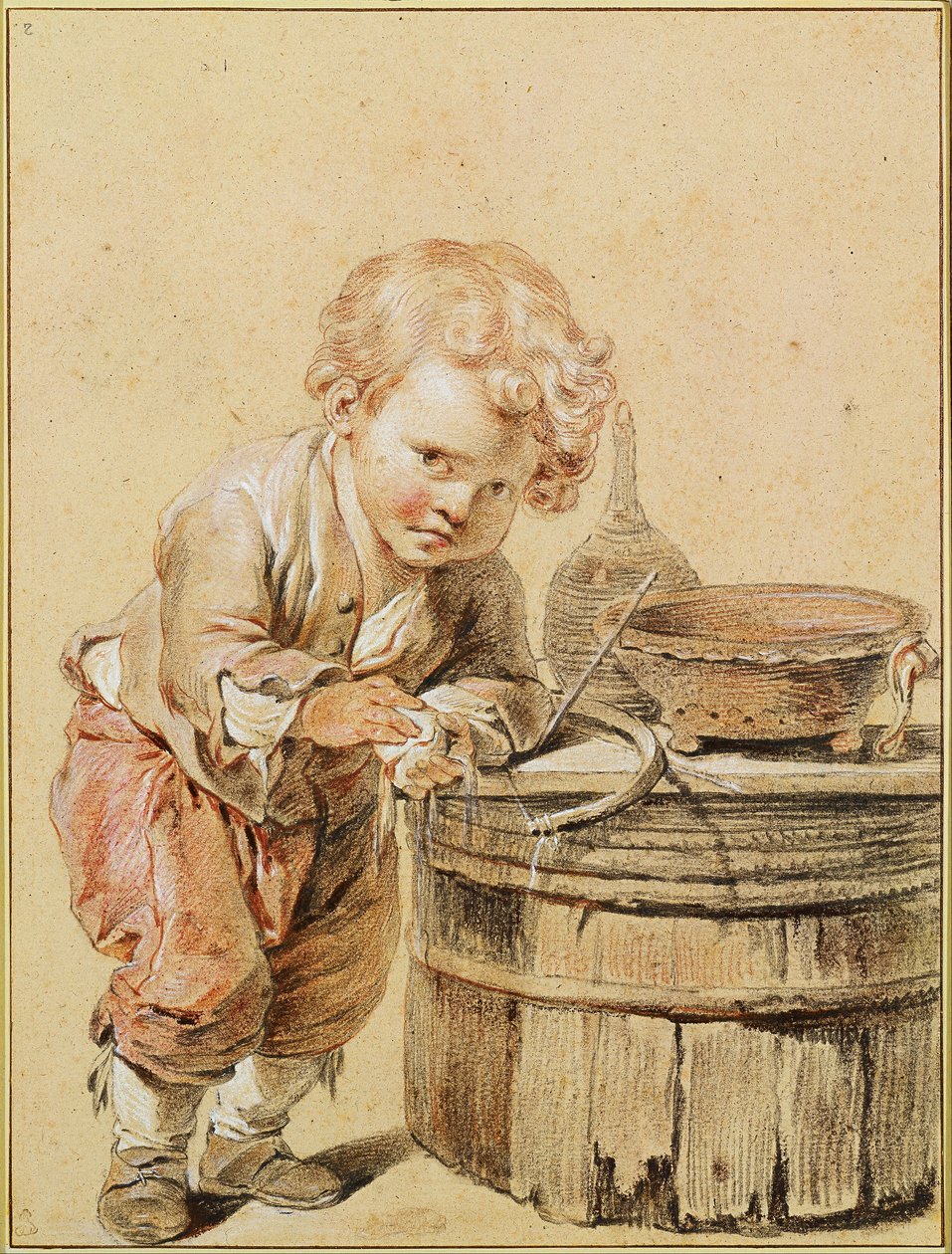 Boy with a Broken Egg by Jean Baptiste Greuze