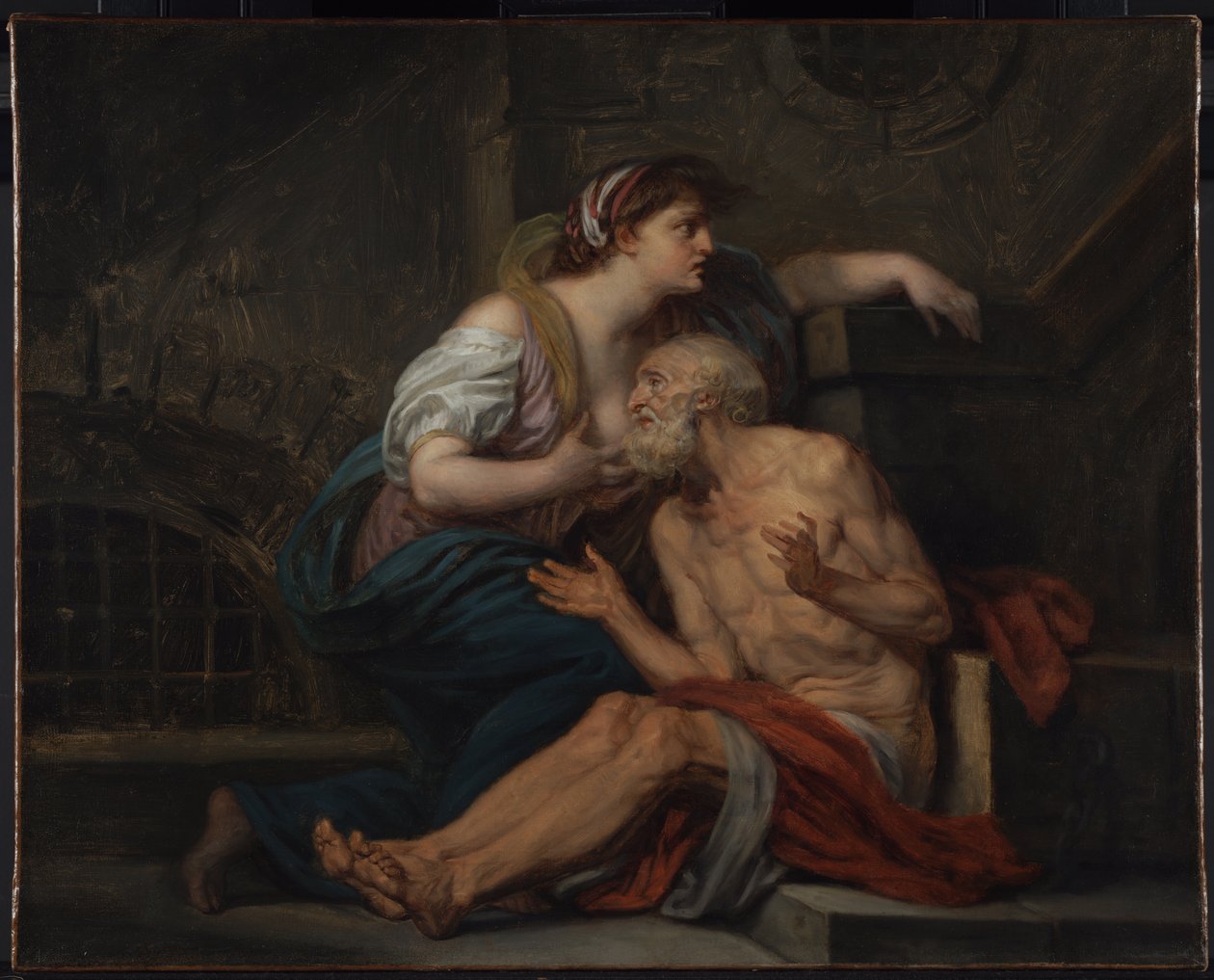 Cimon and Pero: "Roman Charity" by Jean Baptiste Greuze