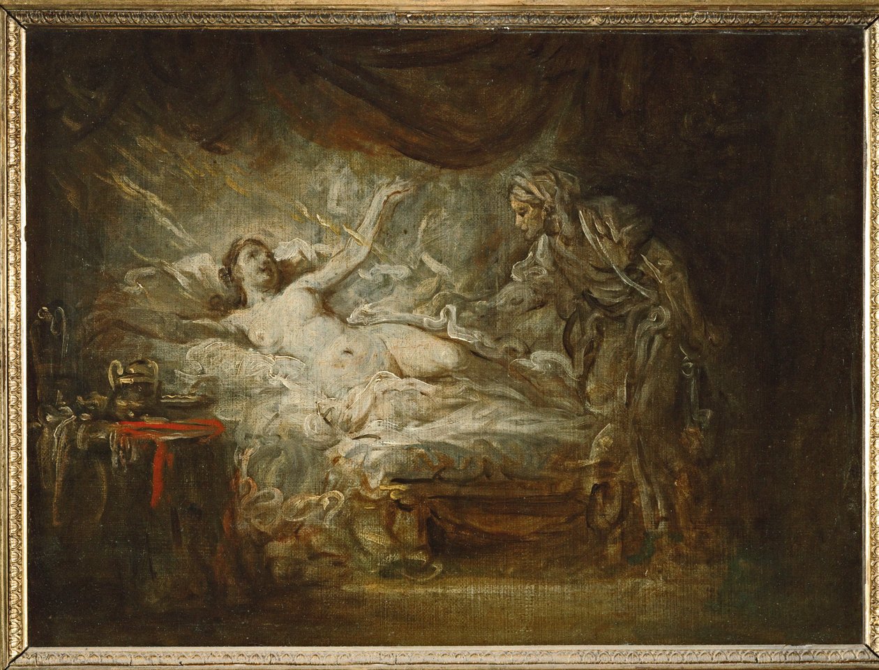 Jupiter and Aegina by Jean Baptiste Greuze