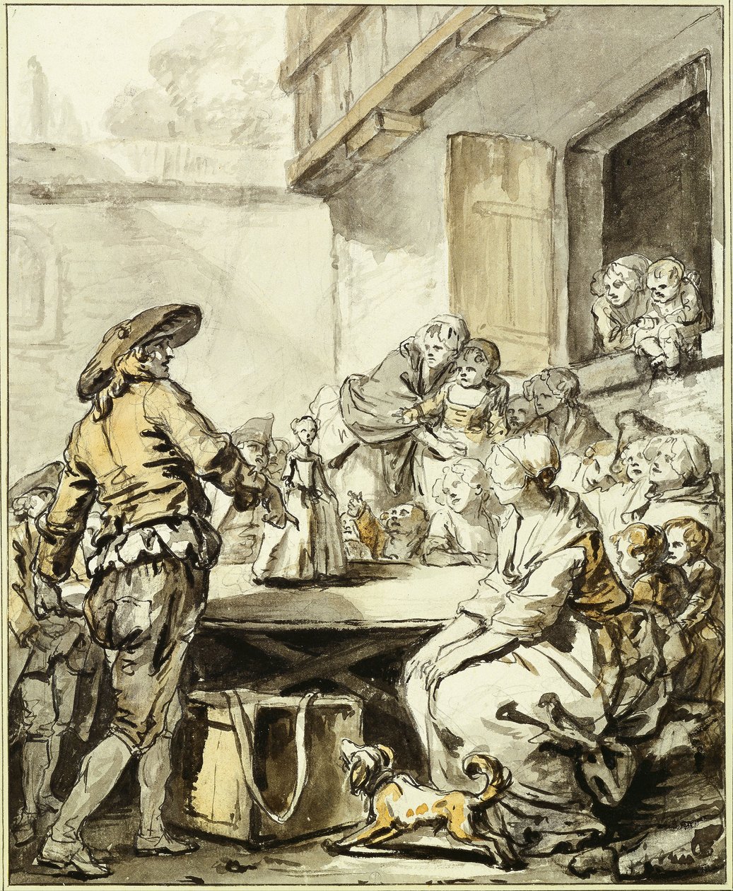 Savoyard with a Dancing Doll by Jean Baptiste Greuze