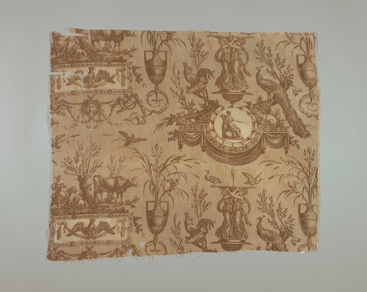 Fountain and Animals by Jean Baptiste Huet