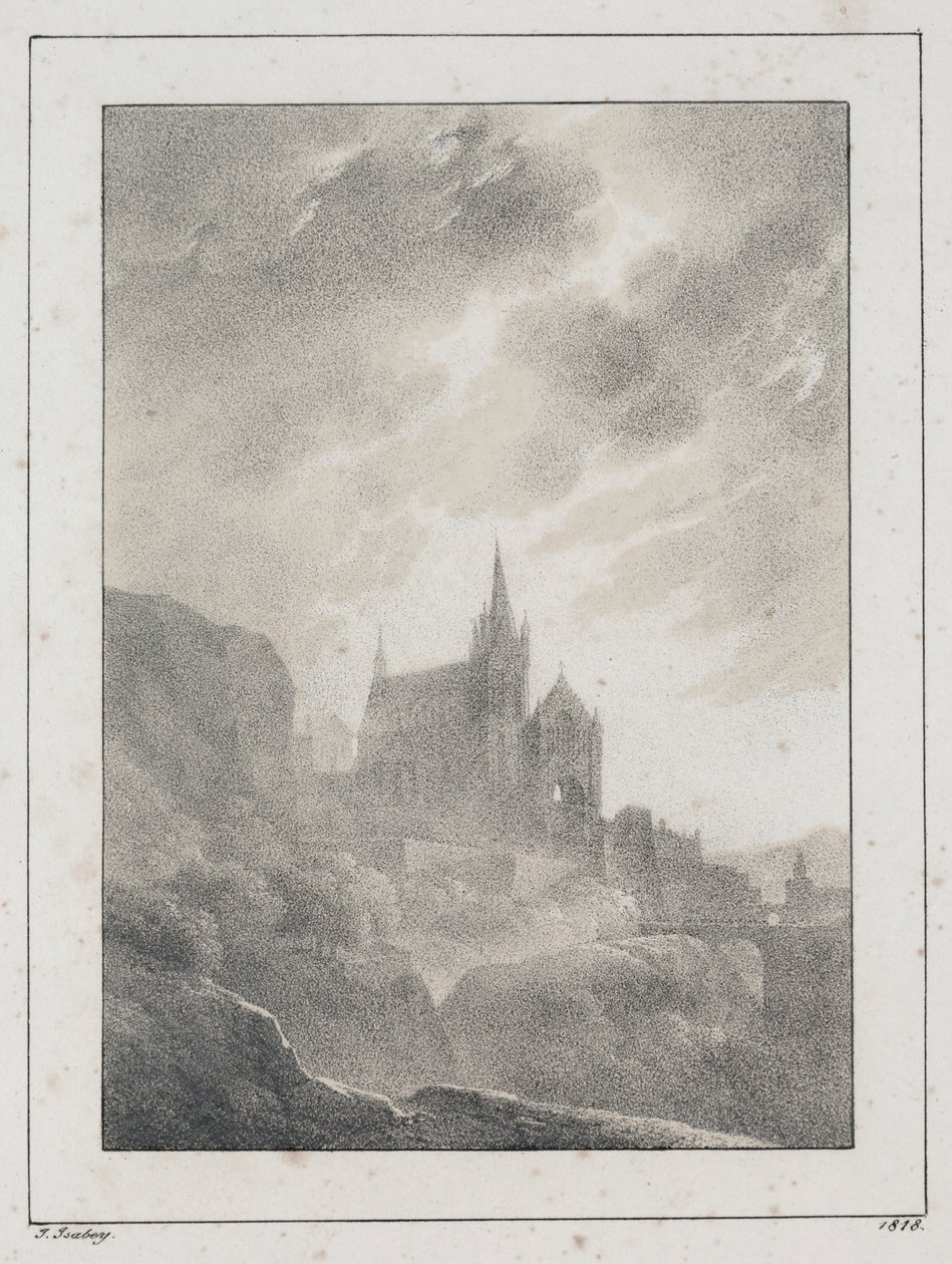 The Cathedral by Jean Baptiste Isabey