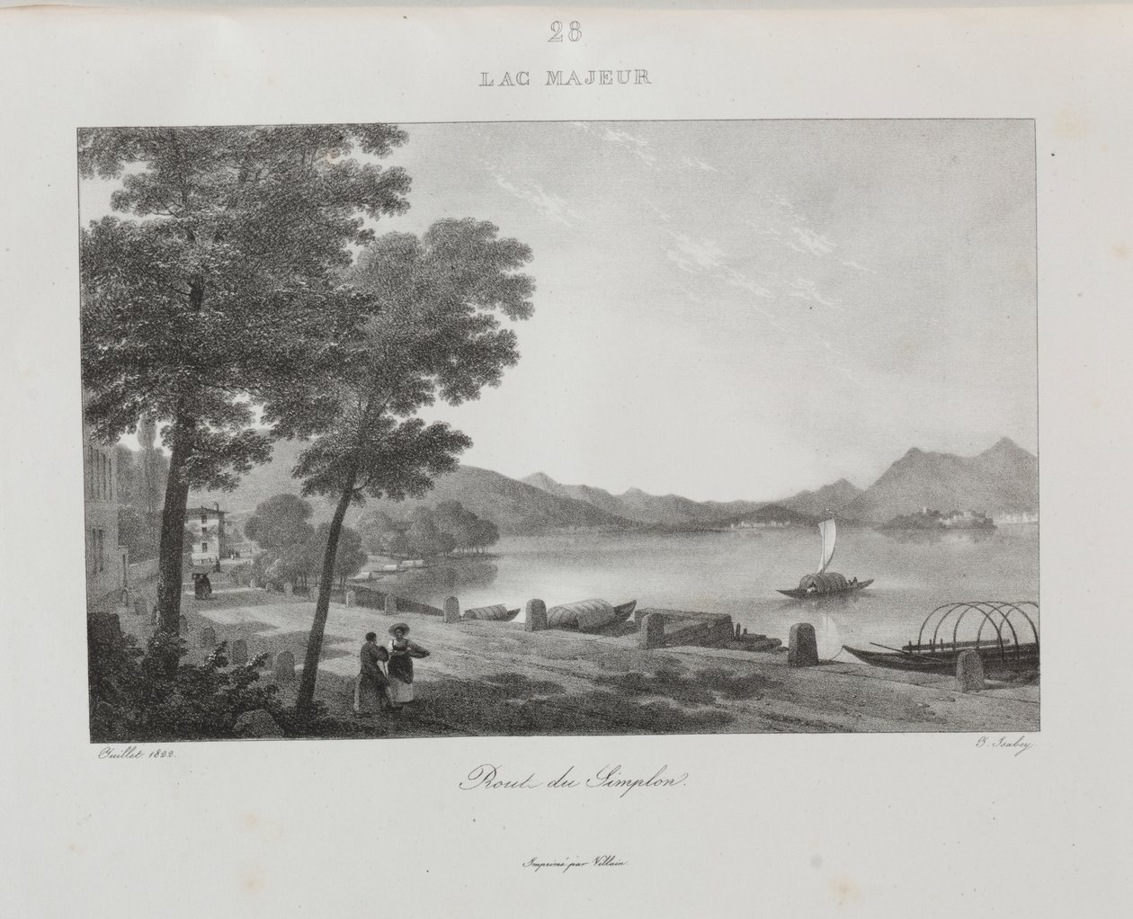 Voyage to Italy in 1822 by Jean Baptiste Isabey