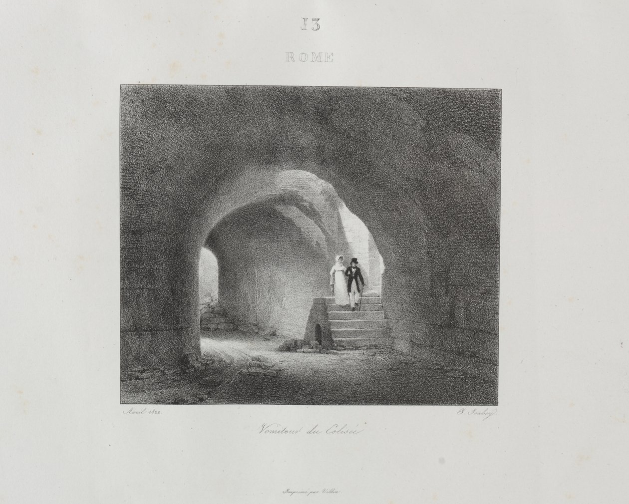 Voyage to Italy in 1822 by Jean Baptiste Isabey