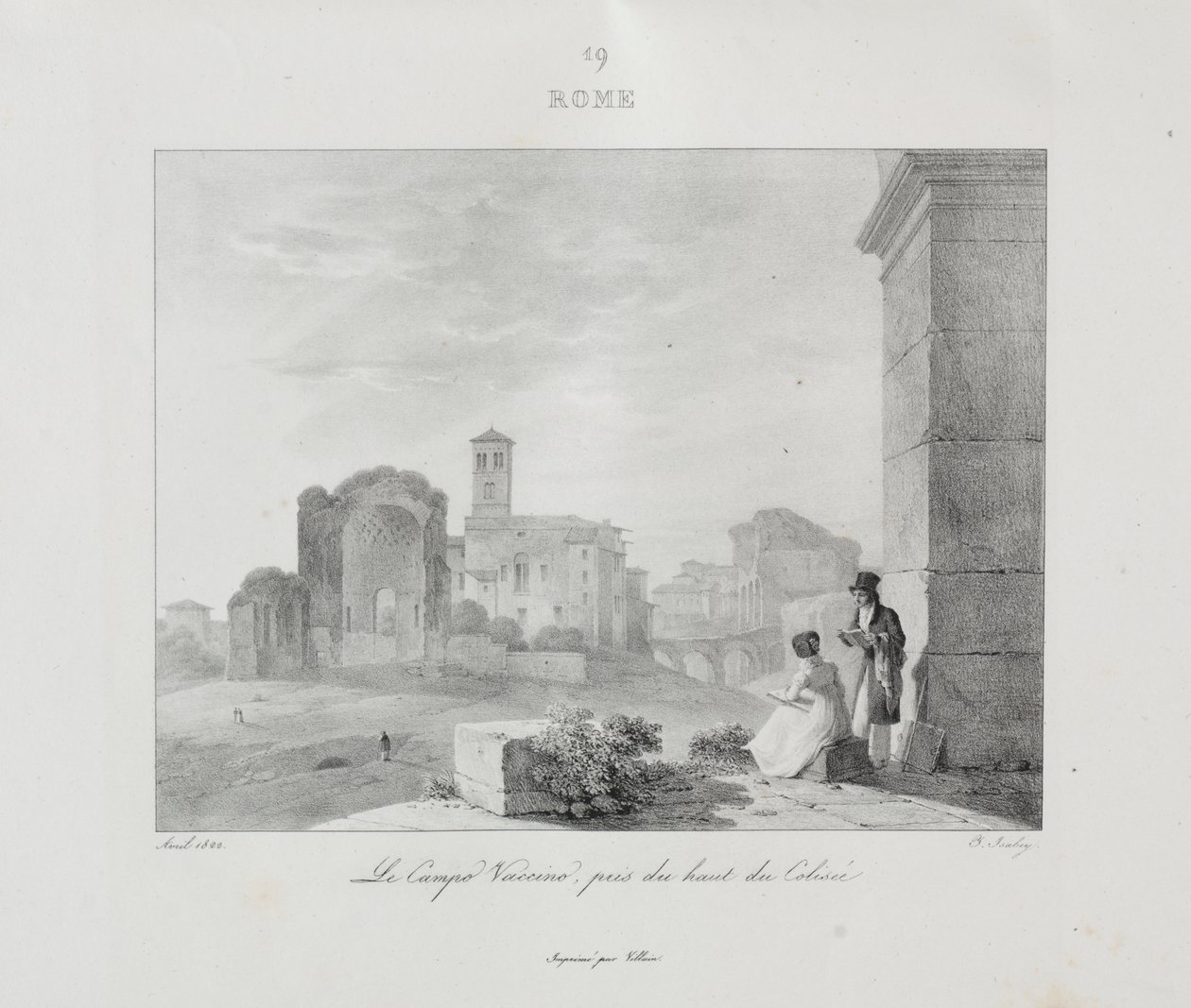 Voyage to Italy in 1822 by Jean Baptiste Isabey