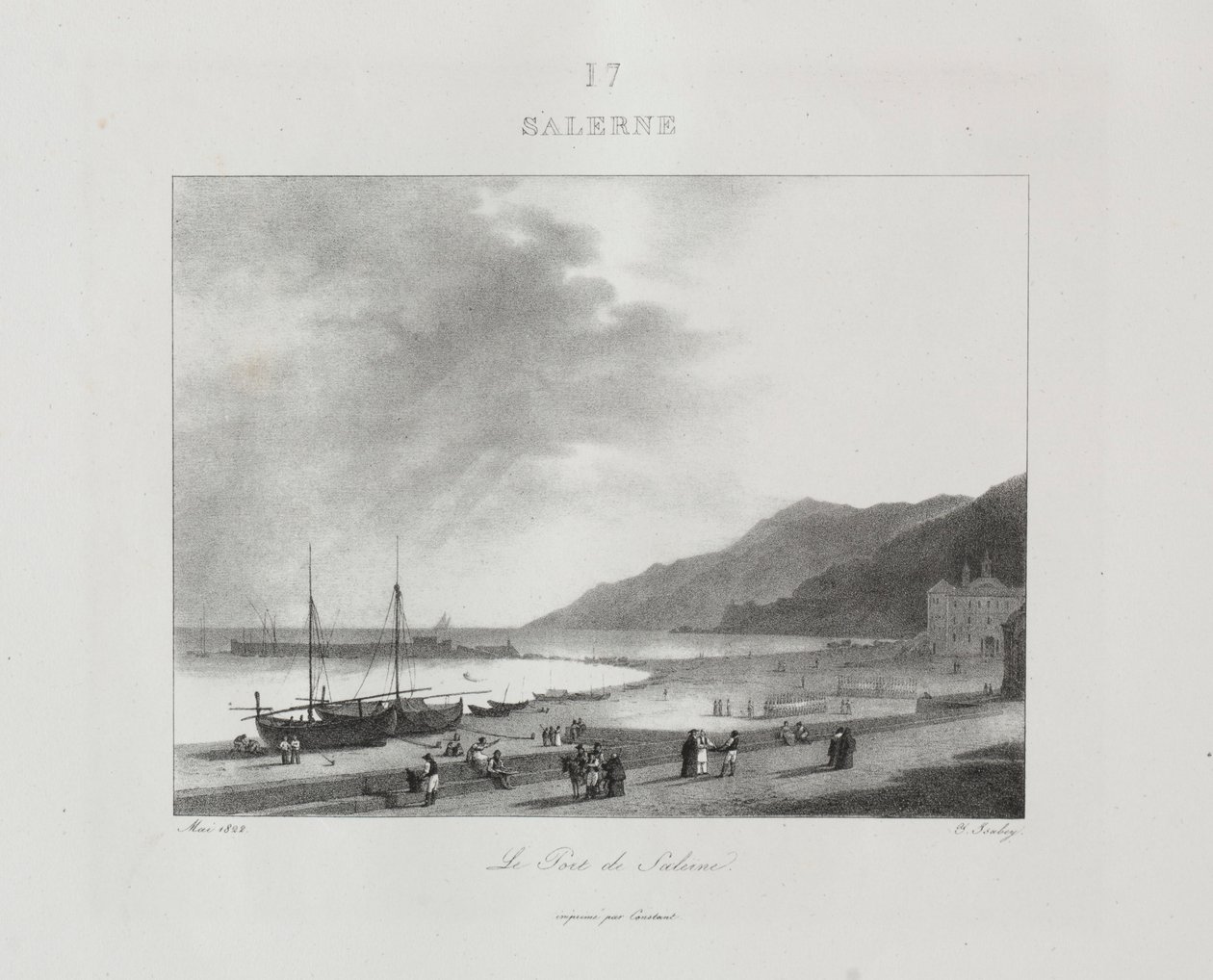 Voyage en Italie en 1822 by Jean Baptiste Isabey