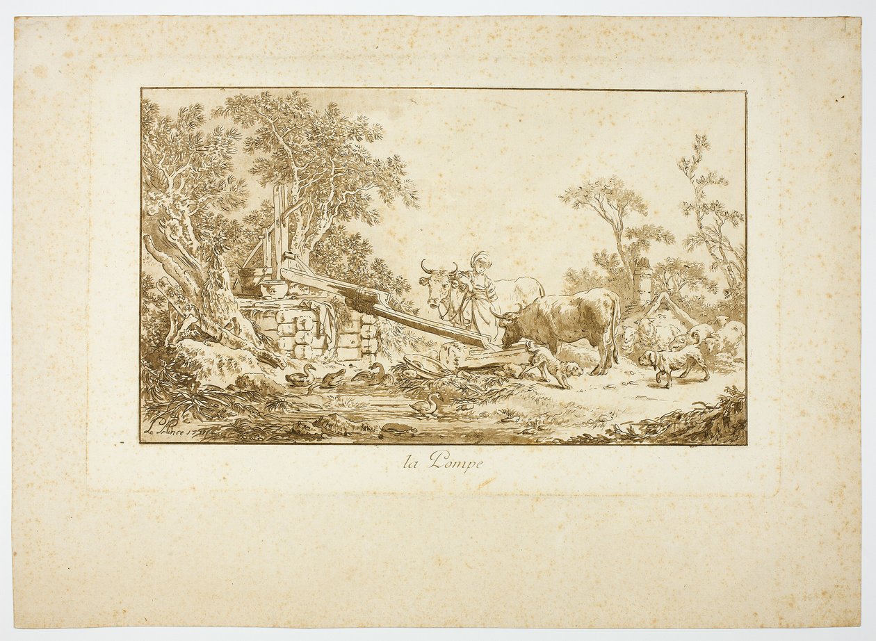 The Pump by Jean Baptiste Le Prince