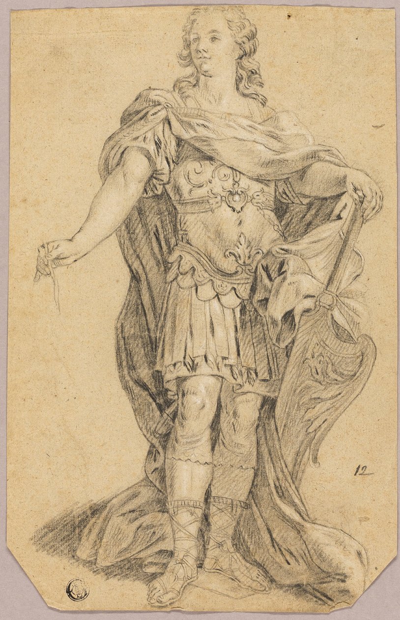 Statue of Louis XIV by Jean Baptiste Lemoyne II