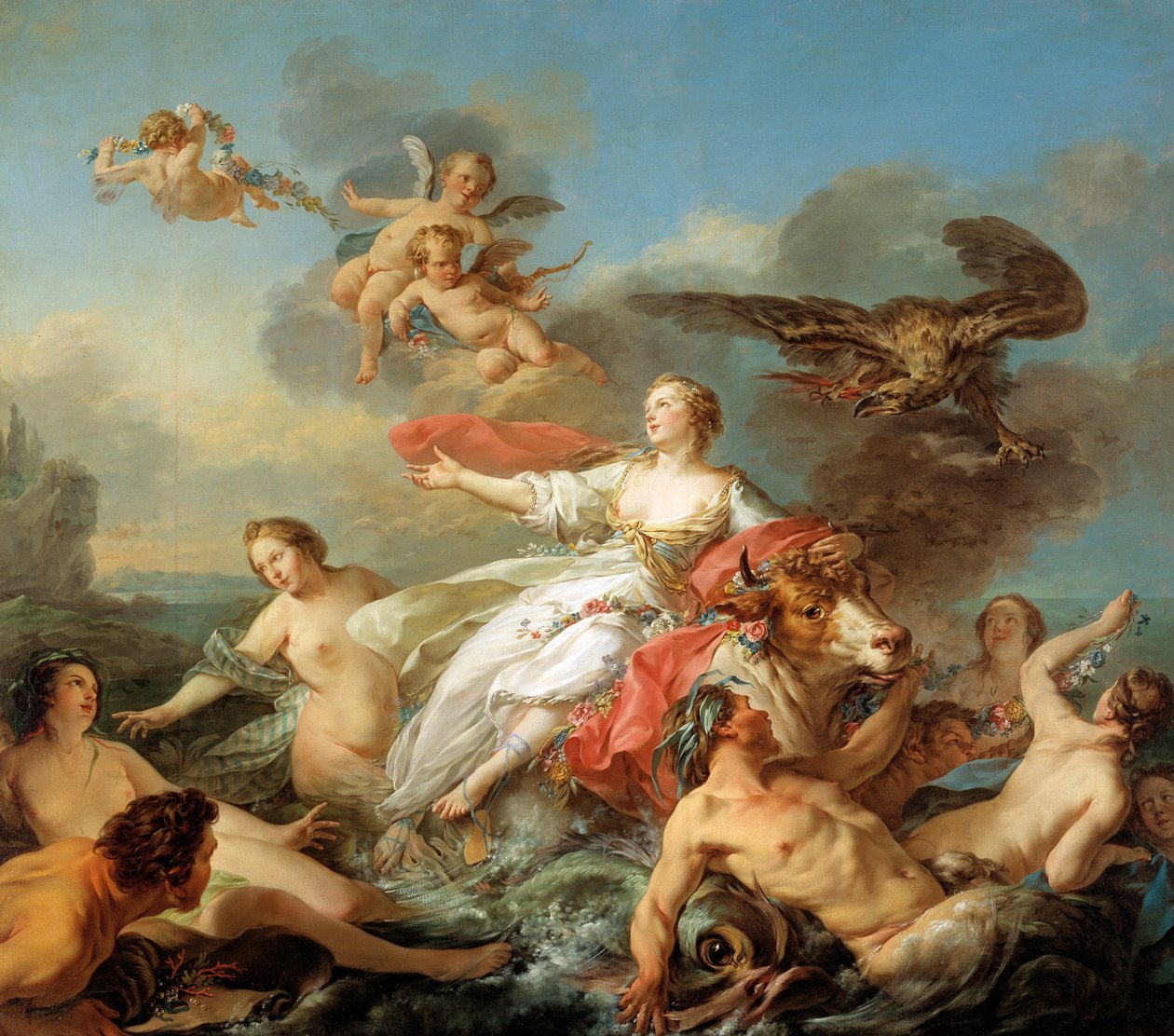 The Abduction of Europa by Jean Baptiste Marie Pierre