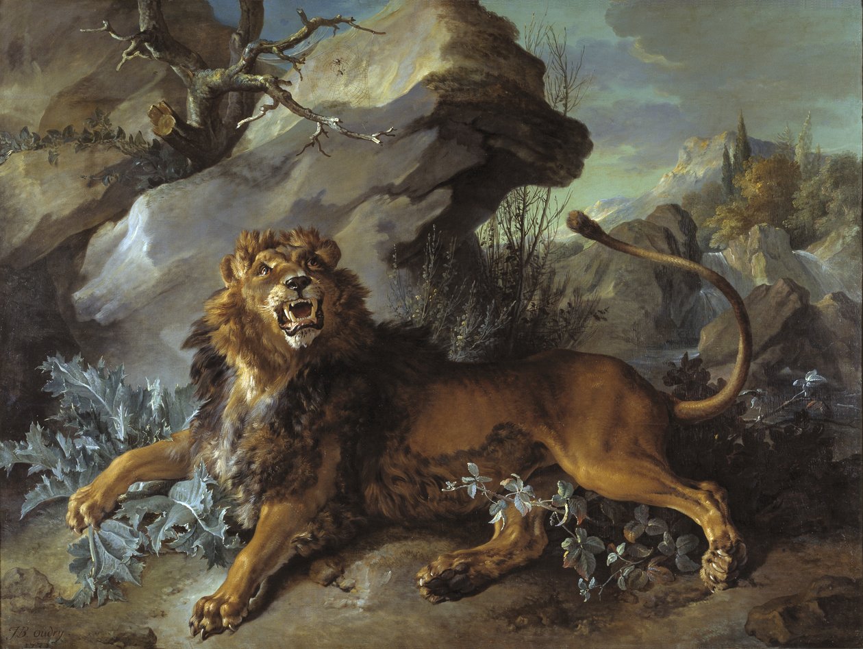 The Lion and the Fly by Jean Baptiste Oudry
