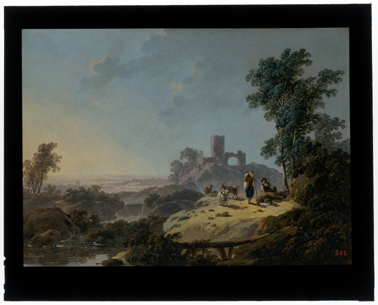 The Morning by Jean Baptiste Pillement