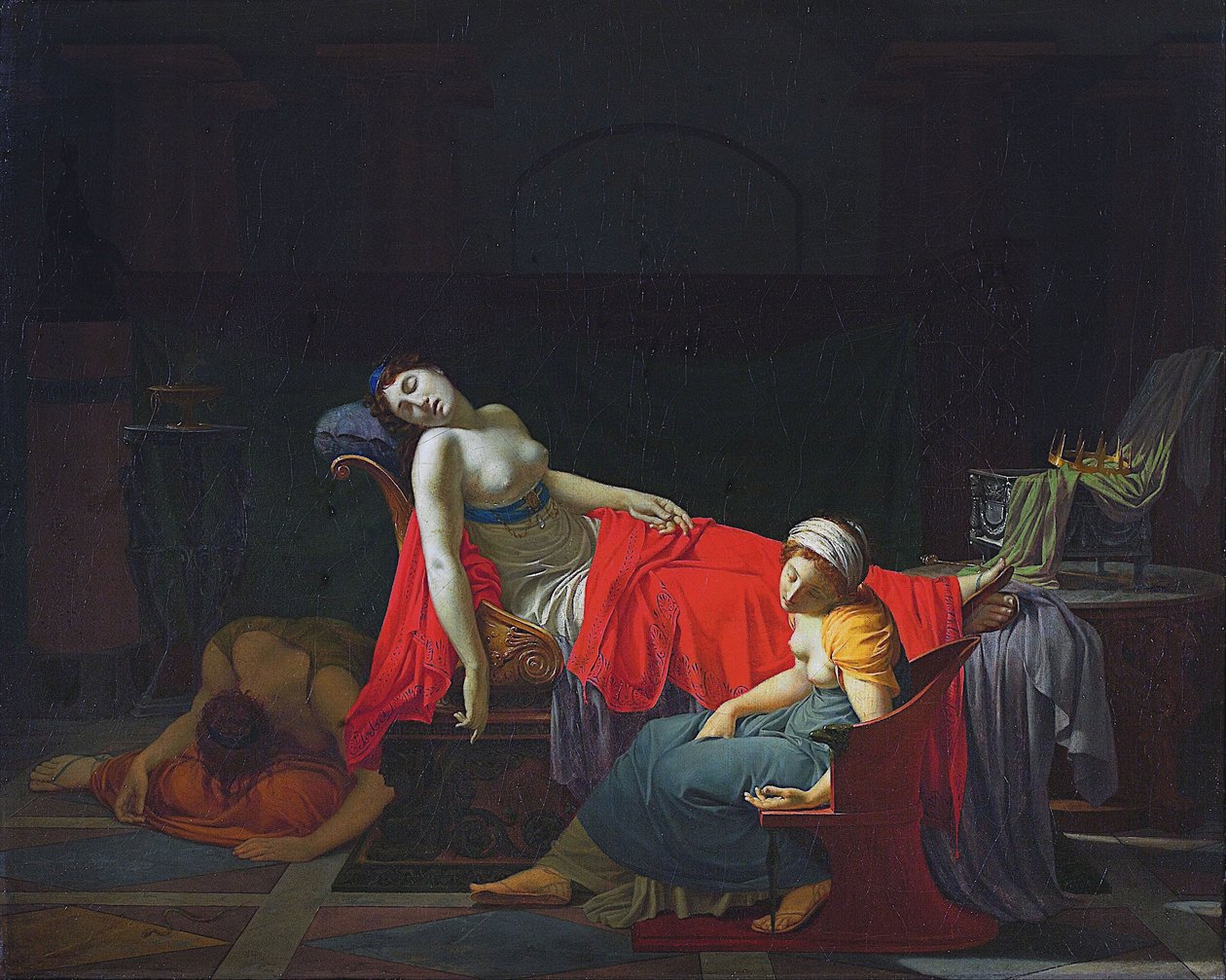 Death of Cleopatra by Jean Baptiste Regnault