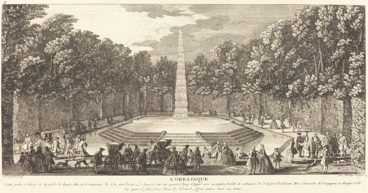 The Obelisk by Jean Baptiste Rigaud