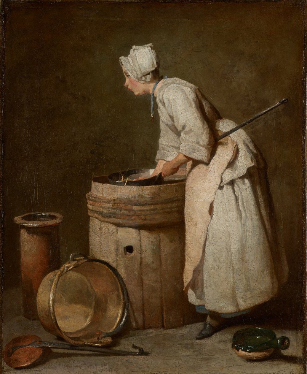 The Scullery Maid, 1738 by Jean Baptiste Simeon Chardin