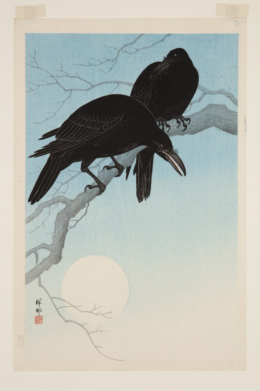 Crows in Moonlight by Jean Baptiste Thonesse