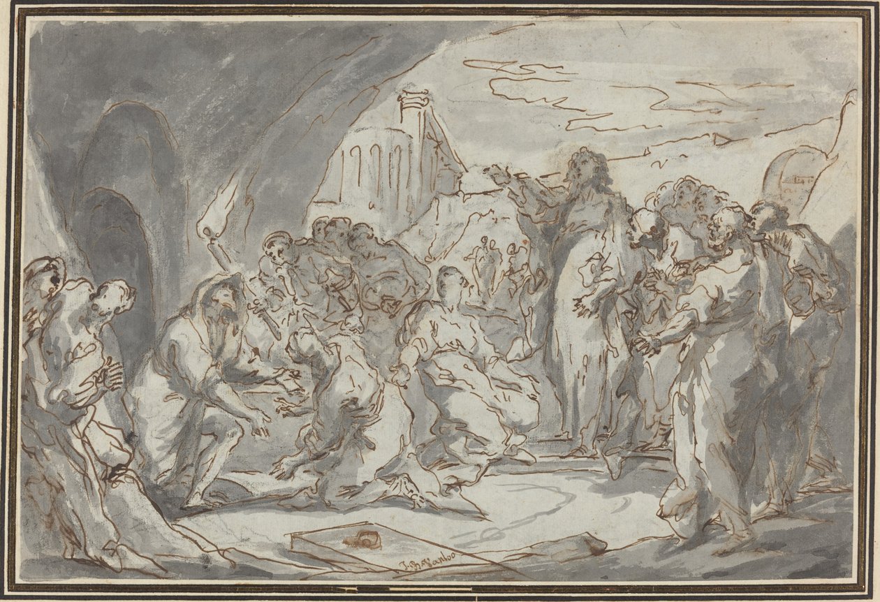 The Raising of Lazarus by Jean Baptiste van Loo