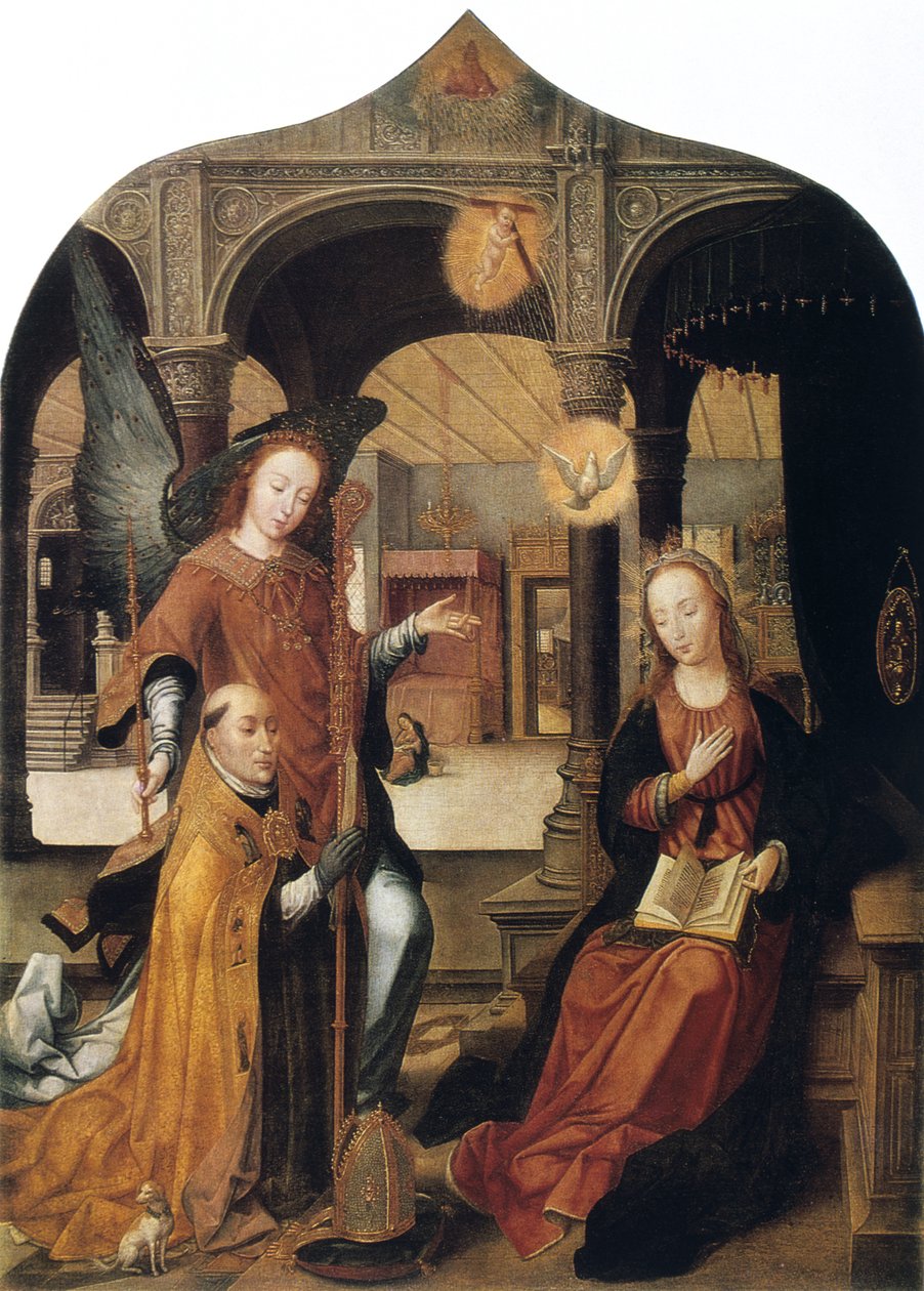 Annunciation by Jean the Elder Bellegambe