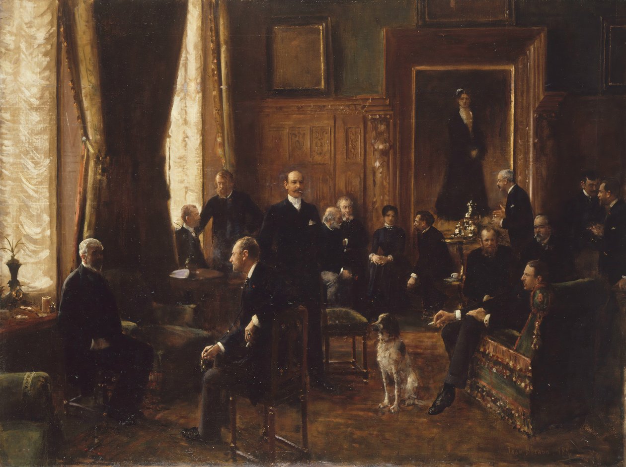 The Salon of Countess Potocka, 1887 by Jean Beraud