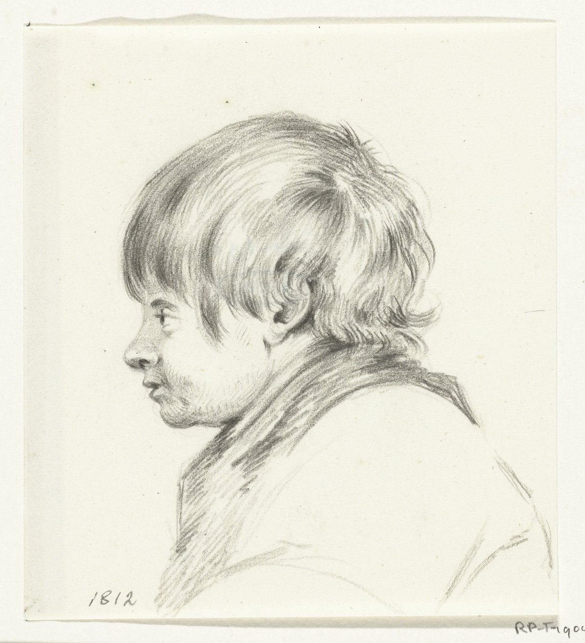 Bust of a Boy, to the Left by Jean Bernard