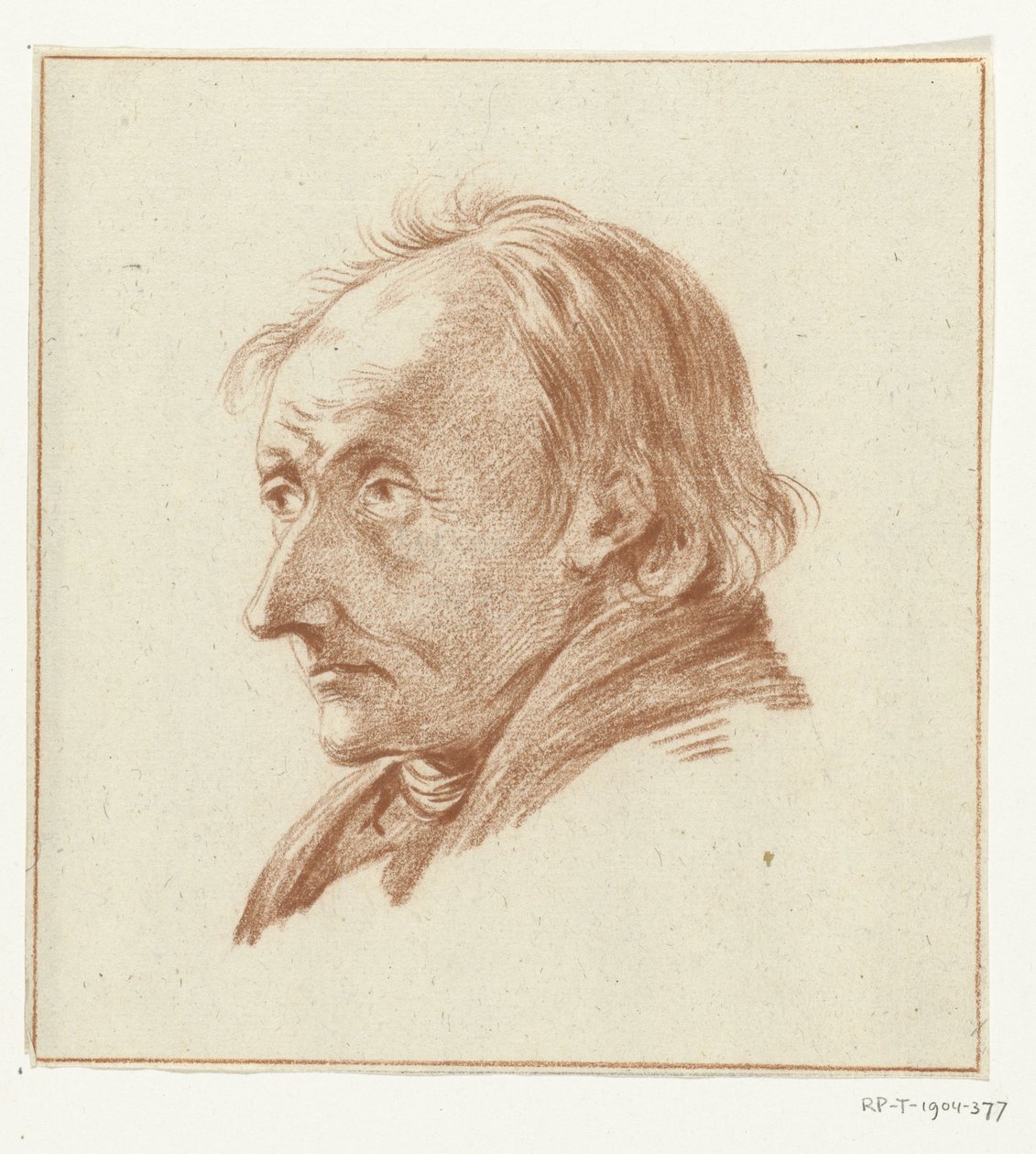 Bust of a Man, Facing Left by Jean Bernard