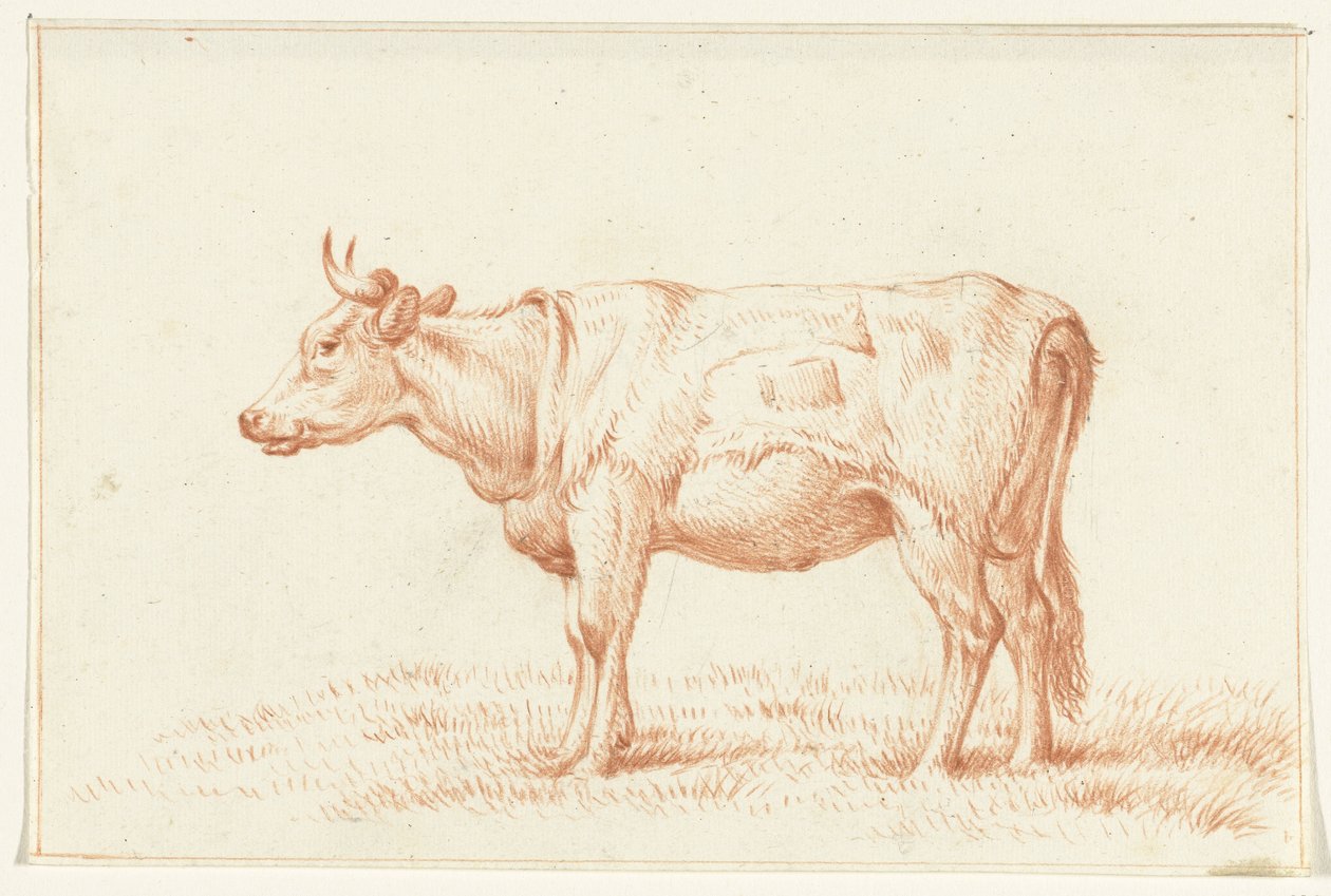 Standing Cow, Facing Left by Jean Bernard