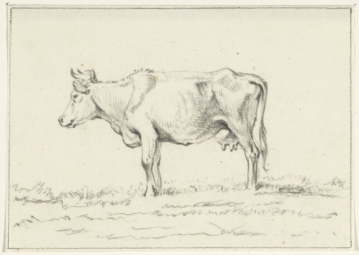 Standing Cow, Facing Left by Jean Bernard