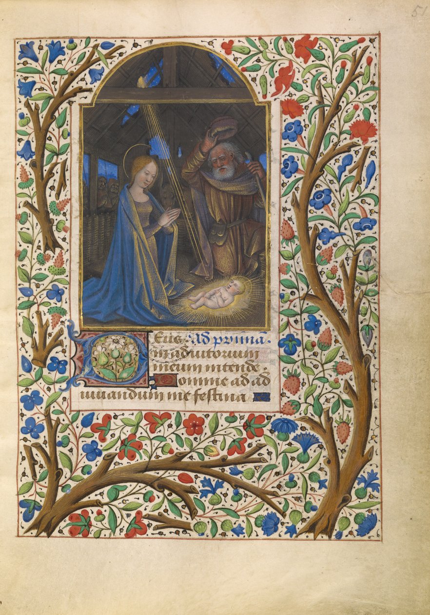 The Nativity by Jean Bourdichon
