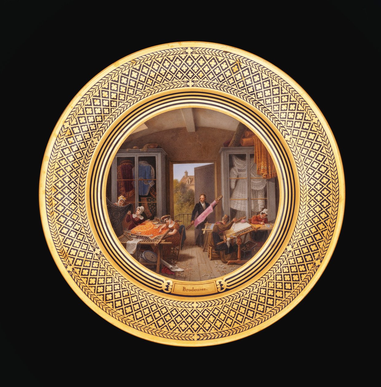 Embroiderer, c.1820-35 by Jean Charles Develly