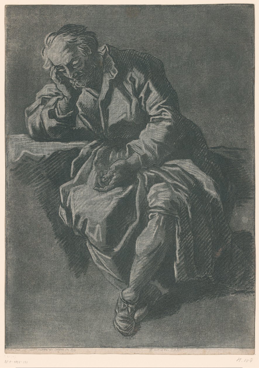 Seated Man by Jean Charles François