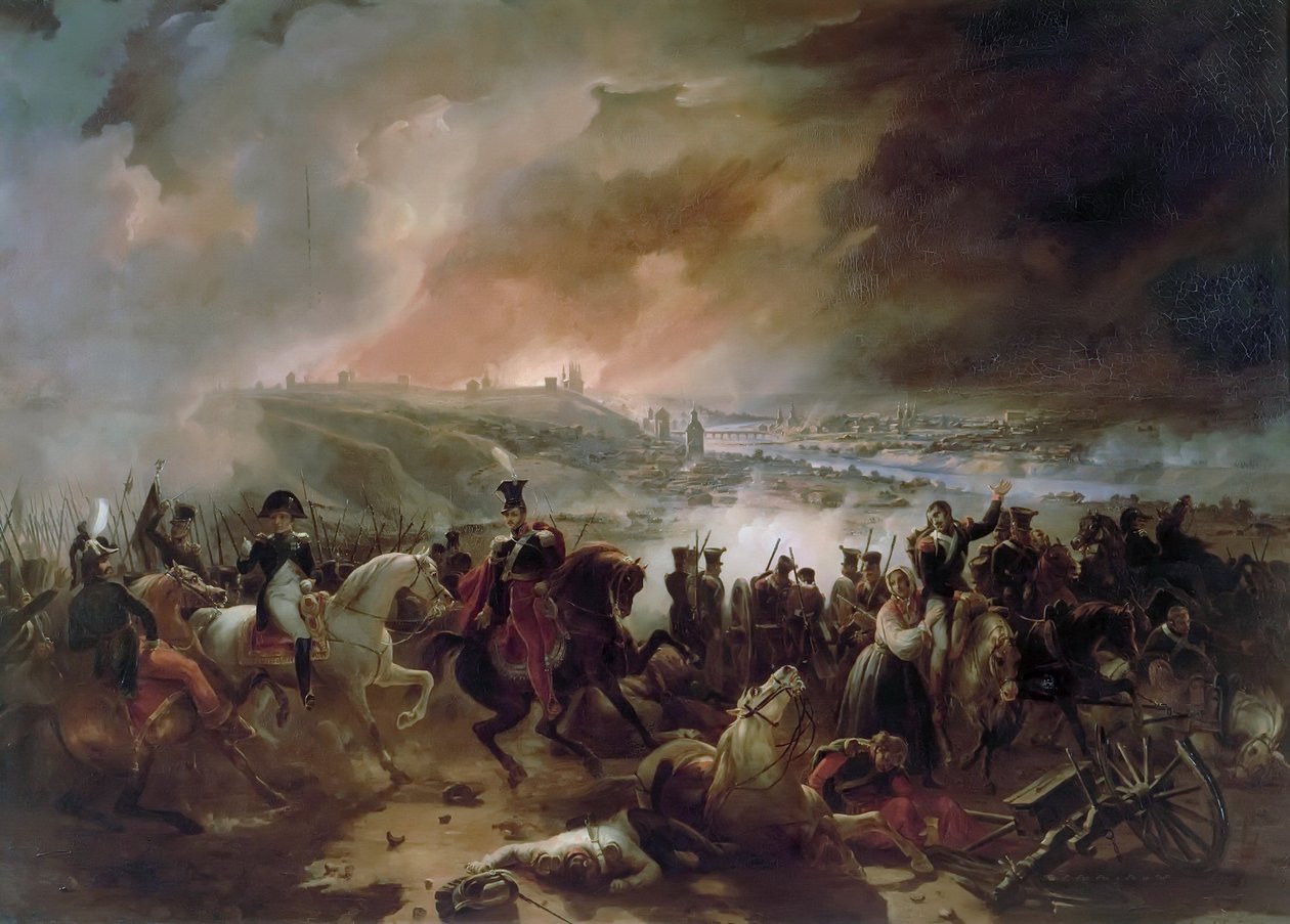The Battle of Smolensk by Jean Charles Langlois