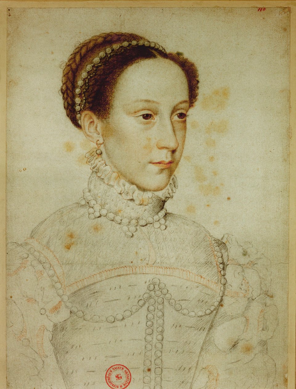 Mary Stuart, Queen of the Scots by Jean Clouet
