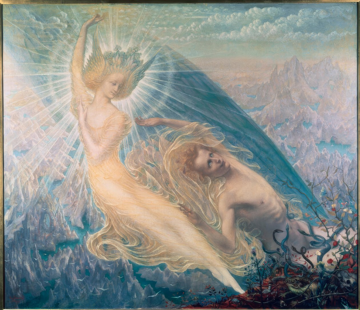 The Angel of Splendors by Jean Delville