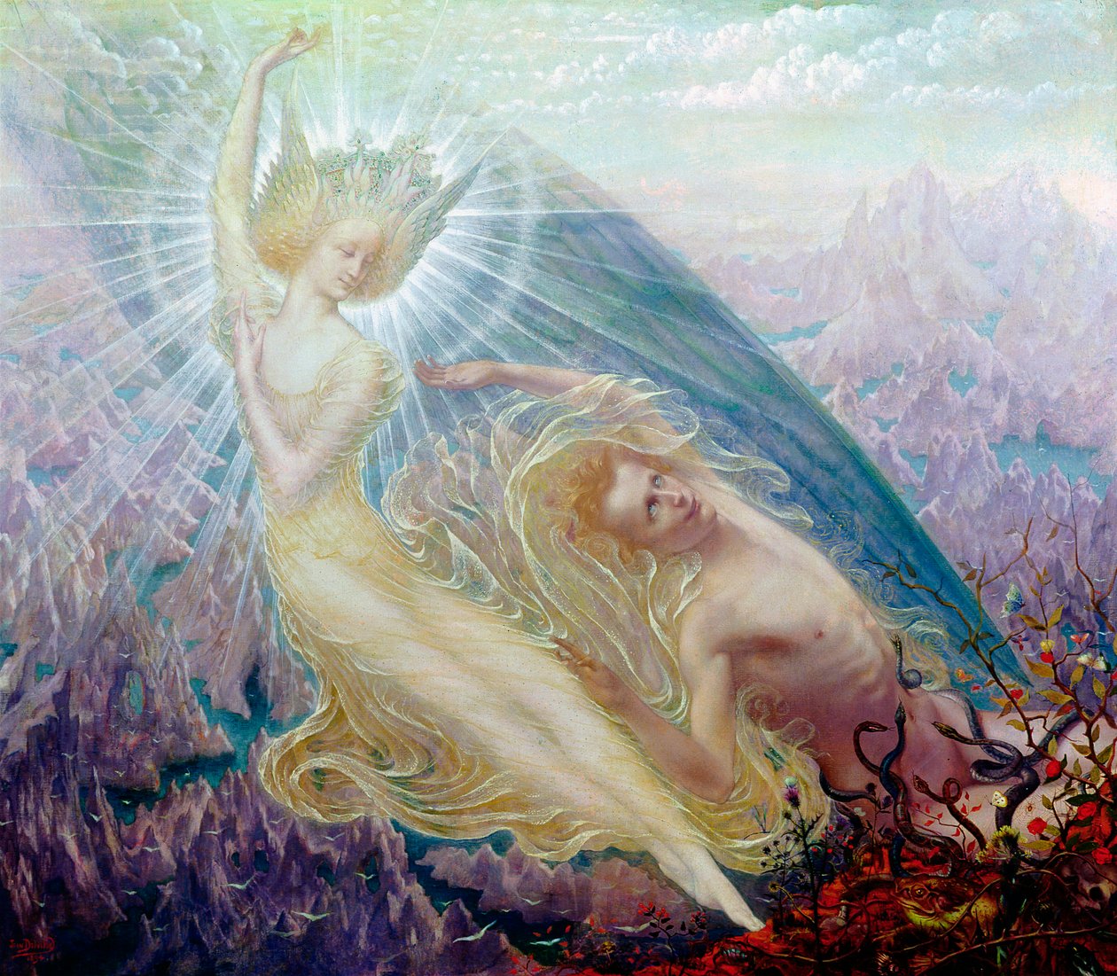 The Angel of Splendours by Jean Delville