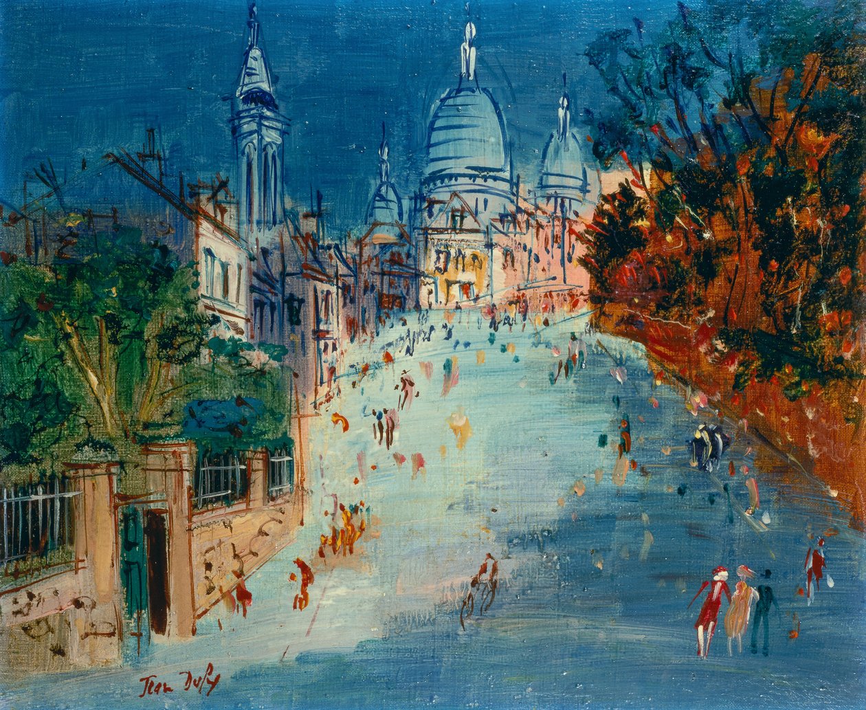 A Street in Montmartre by Jean Dufy
