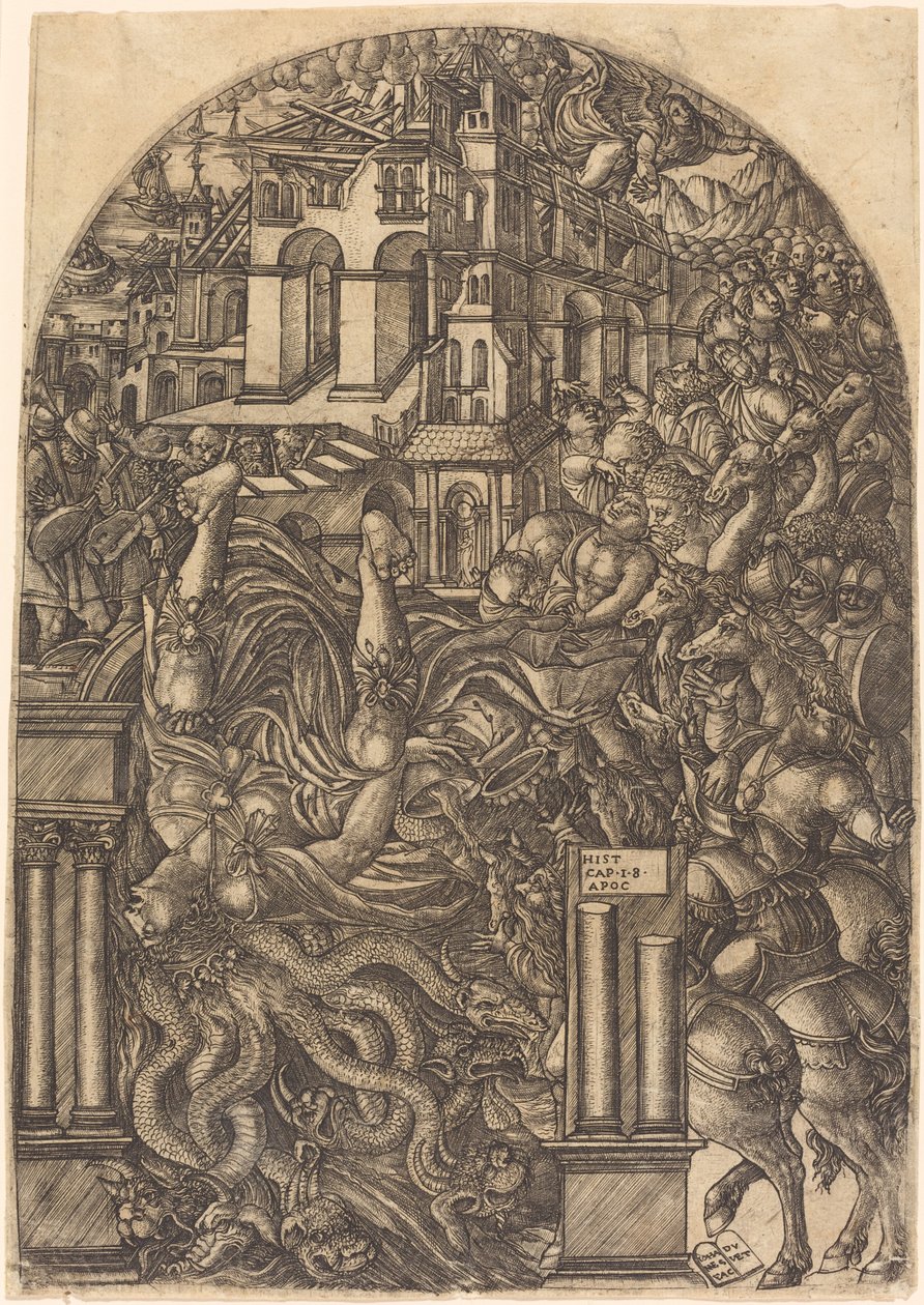 The Fall of Babylon by Jean Duvet