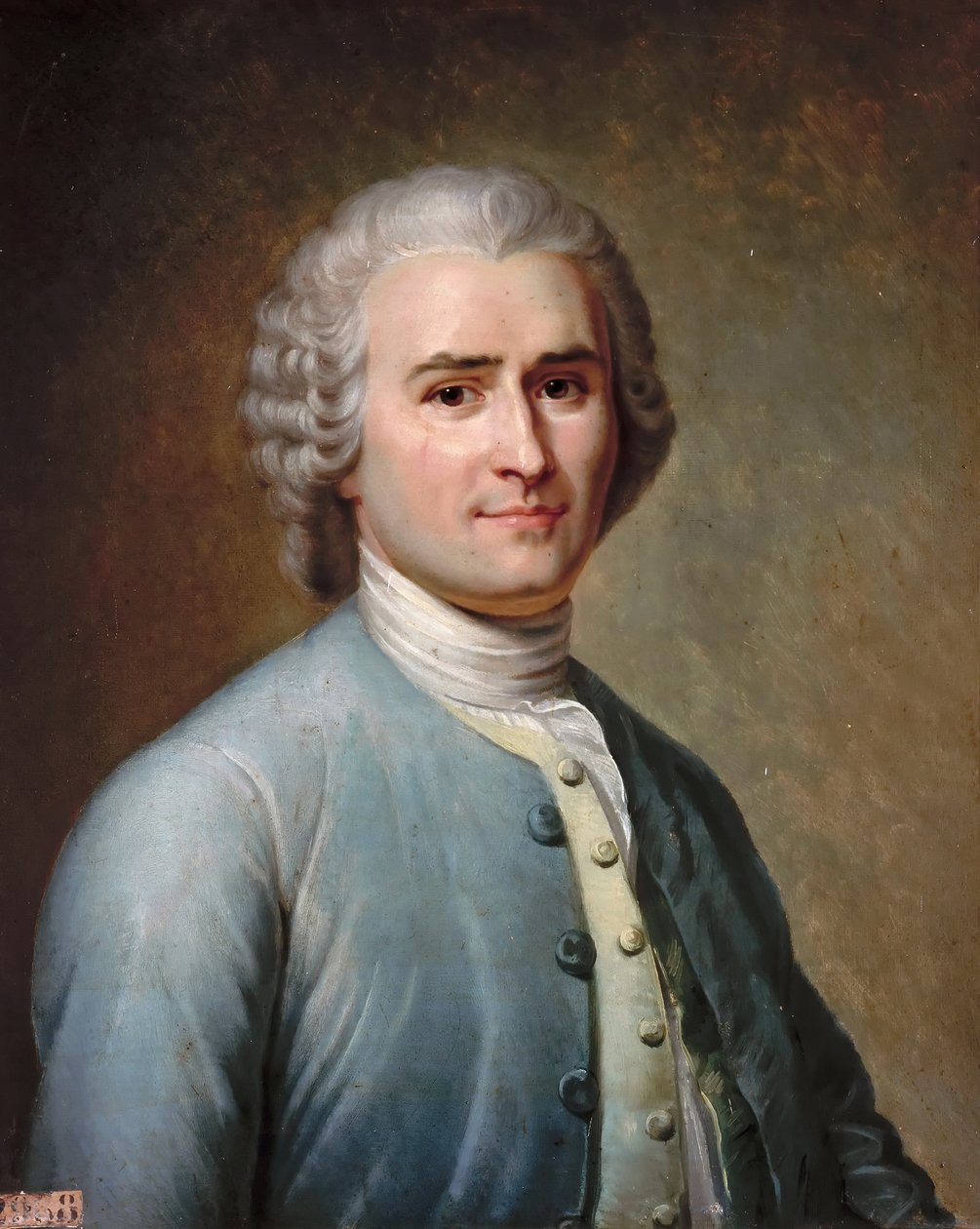 Portrait of Jean-Jacques Rousseau by Jean Edouard Lacretelle